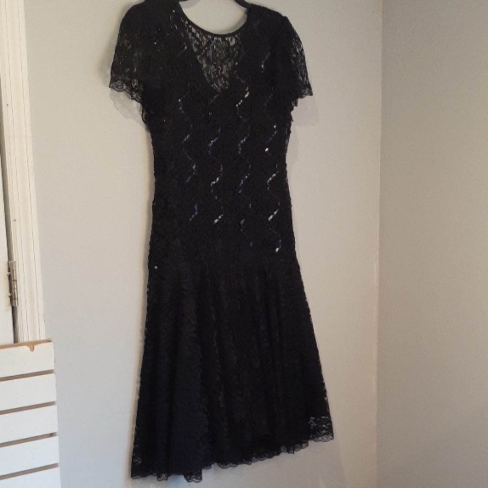 H.W Collection Vintage Lace Prom Dress 12